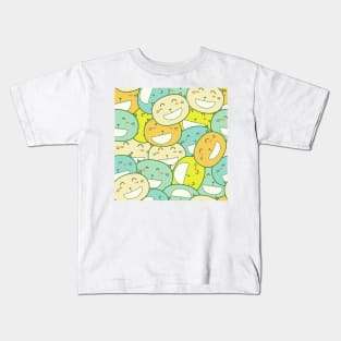 Happy Kitty Face Kids T-Shirt